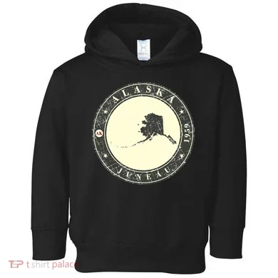 Juneau Alaska Retro Toddler Hoodie