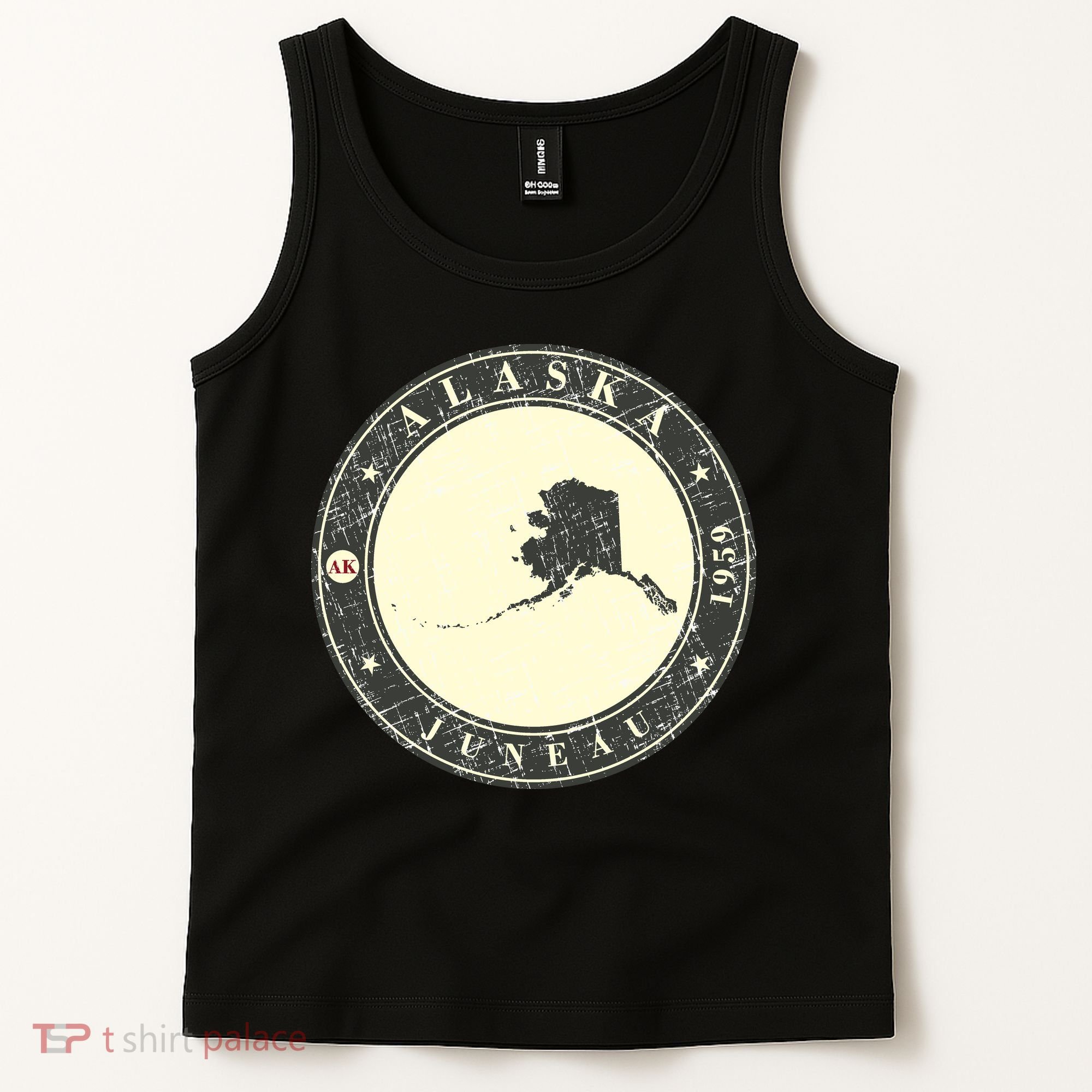 Juneau Alaska Retro Tank Top