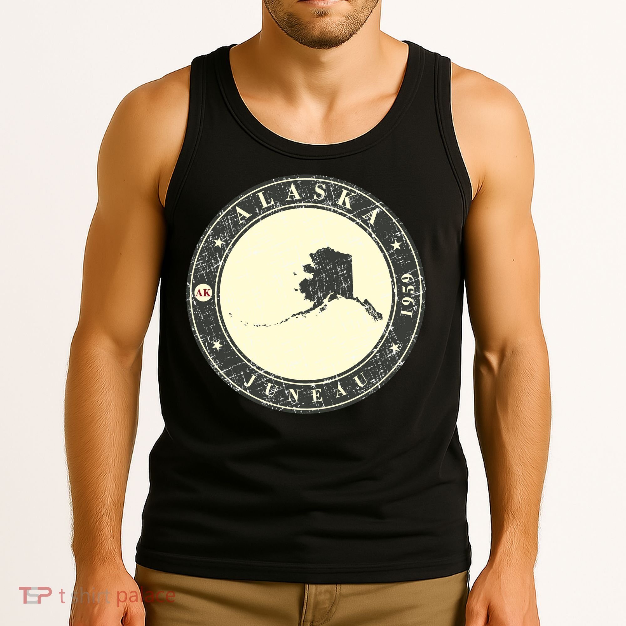 Juneau Alaska Retro Tank Top