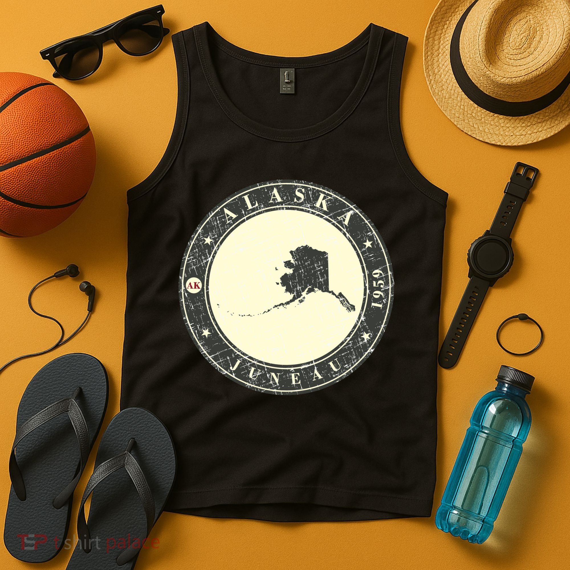 Juneau Alaska Retro Tank Top