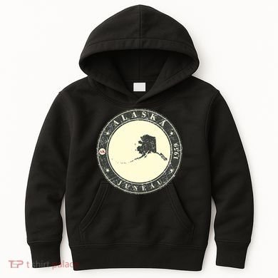 Juneau Alaska Retro Kids Hoodie