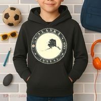 Juneau Alaska Retro Kids Hoodie thumb 2