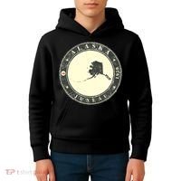 Juneau Alaska Retro Kids Hoodie thumb 4
