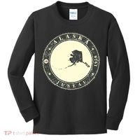 Juneau Alaska Retro Kids Long Sleeve Shirt thumb 0