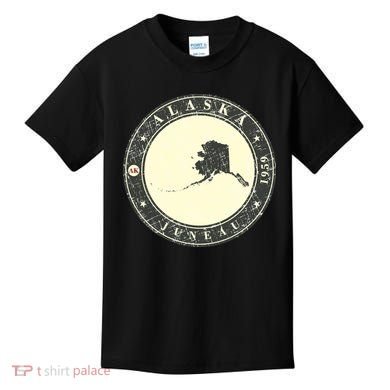 Juneau Alaska Retro Kids T-Shirt