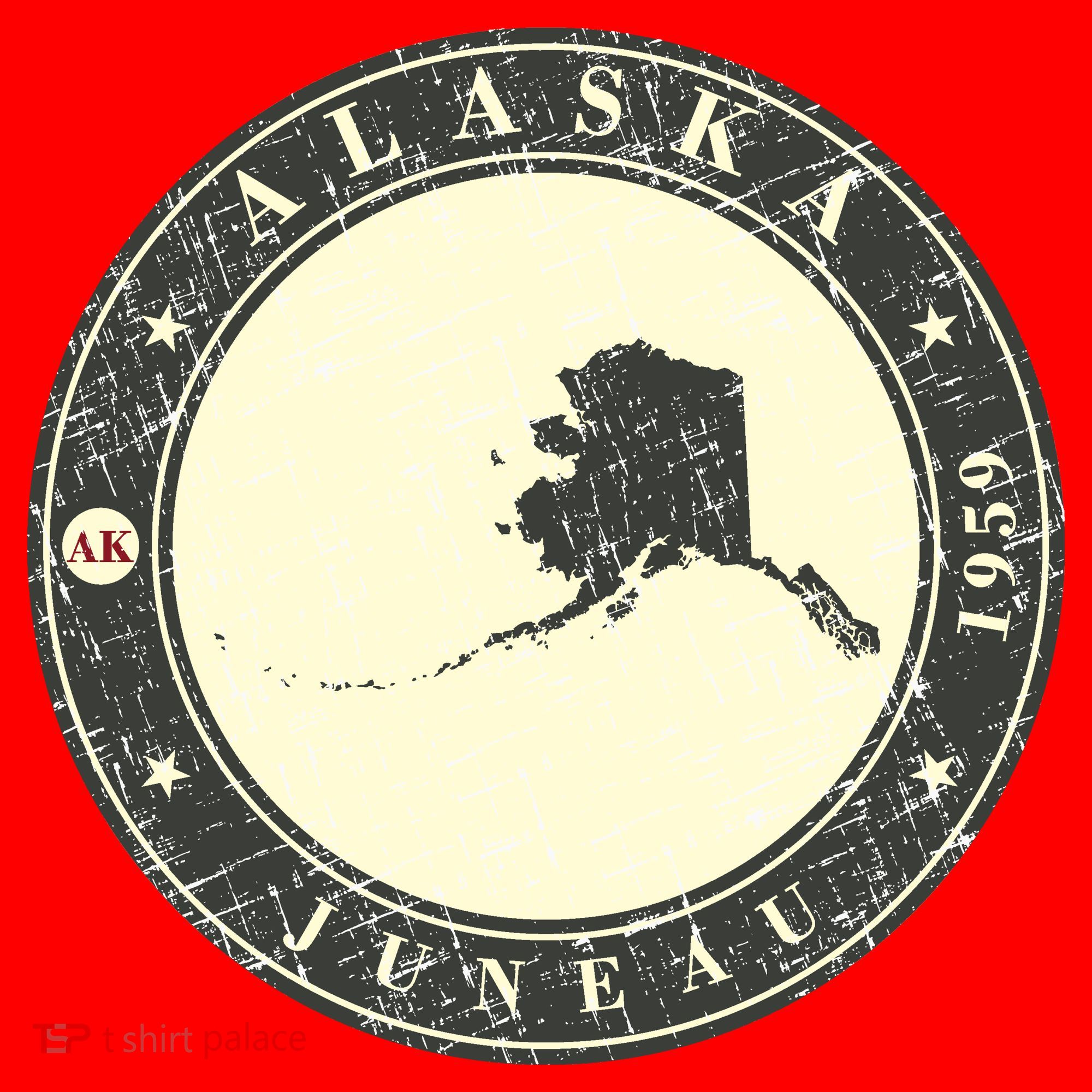 Juneau Alaska Retro Santa Hat