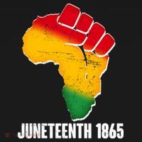 Juneteenth 1865 Africa Map Fist T-Shirt thumb 7