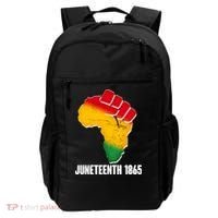 Juneteenth 1865 Africa Map Fist Backpack thumb 0