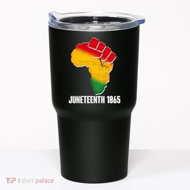 Juneteenth 1865 Africa Map Fist Tumbler