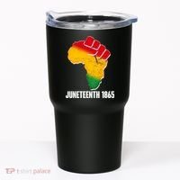 Juneteenth 1865 Africa Map Fist Tumbler thumb 0