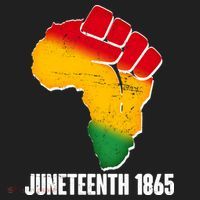 Juneteenth 1865 Africa Map Fist Tumbler thumb 3
