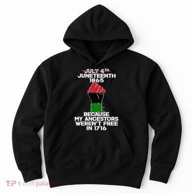 Juneteenth 1865 American African Freedom Day Hoodie