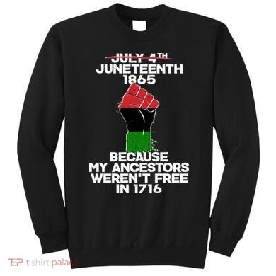 Juneteenth 1865 American African Freedom Day Sweatshirt