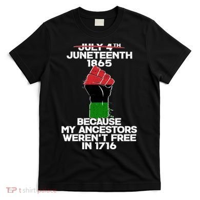 Juneteenth 1865 American African Freedom Day T-Shirt
