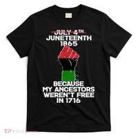 Juneteenth 1865 American African Freedom Day T-Shirt thumb 0