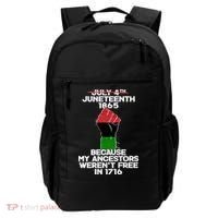Juneteenth 1865 American African Freedom Day Backpack thumb 0