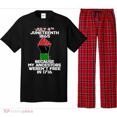 Juneteenth 1865 American African Freedom Day Pajama Set