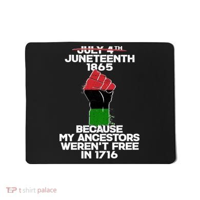 Juneteenth 1865 American African Freedom Day Mousepad