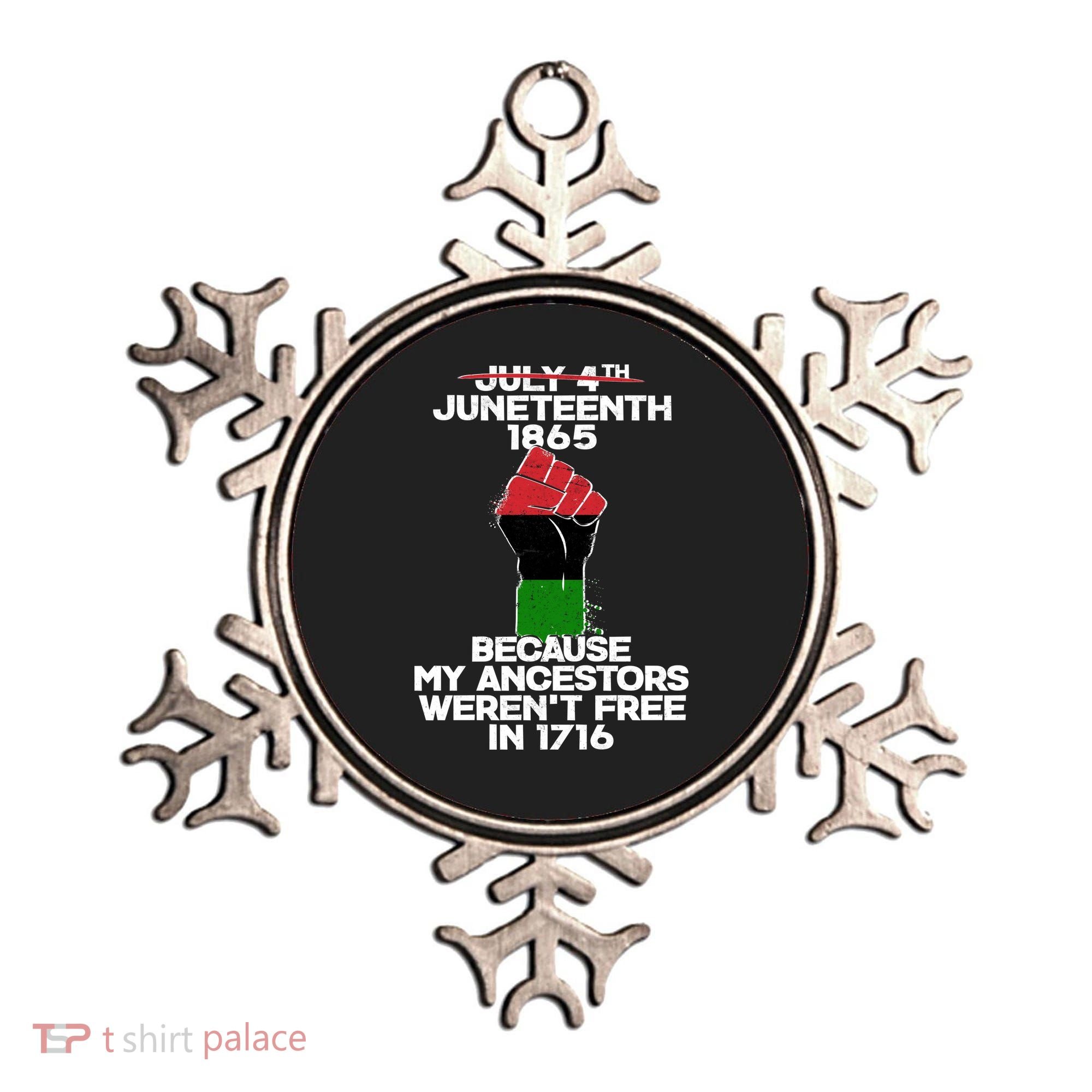 Juneteenth 1865 American African Freedom Day Ornament