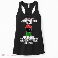 Juneteenth 1865 American African Freedom Day Women's Tank Top thumb 0