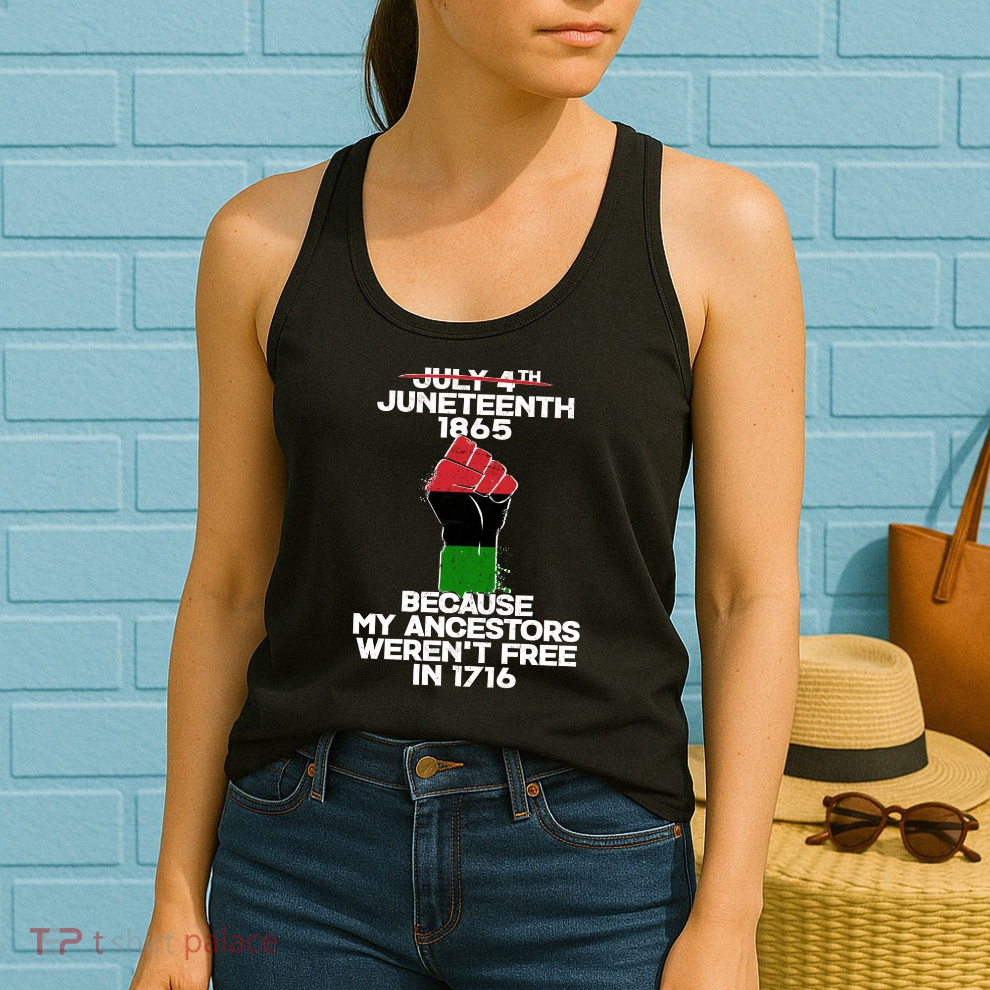Juneteenth 1865 American African Freedom Day Women's Tank Top
