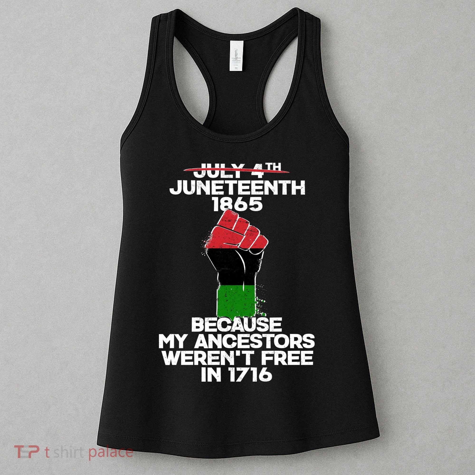Juneteenth 1865 American African Freedom Day Women's Tank Top