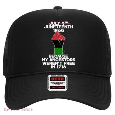 Juneteenth 1865 American African Freedom Day Hat