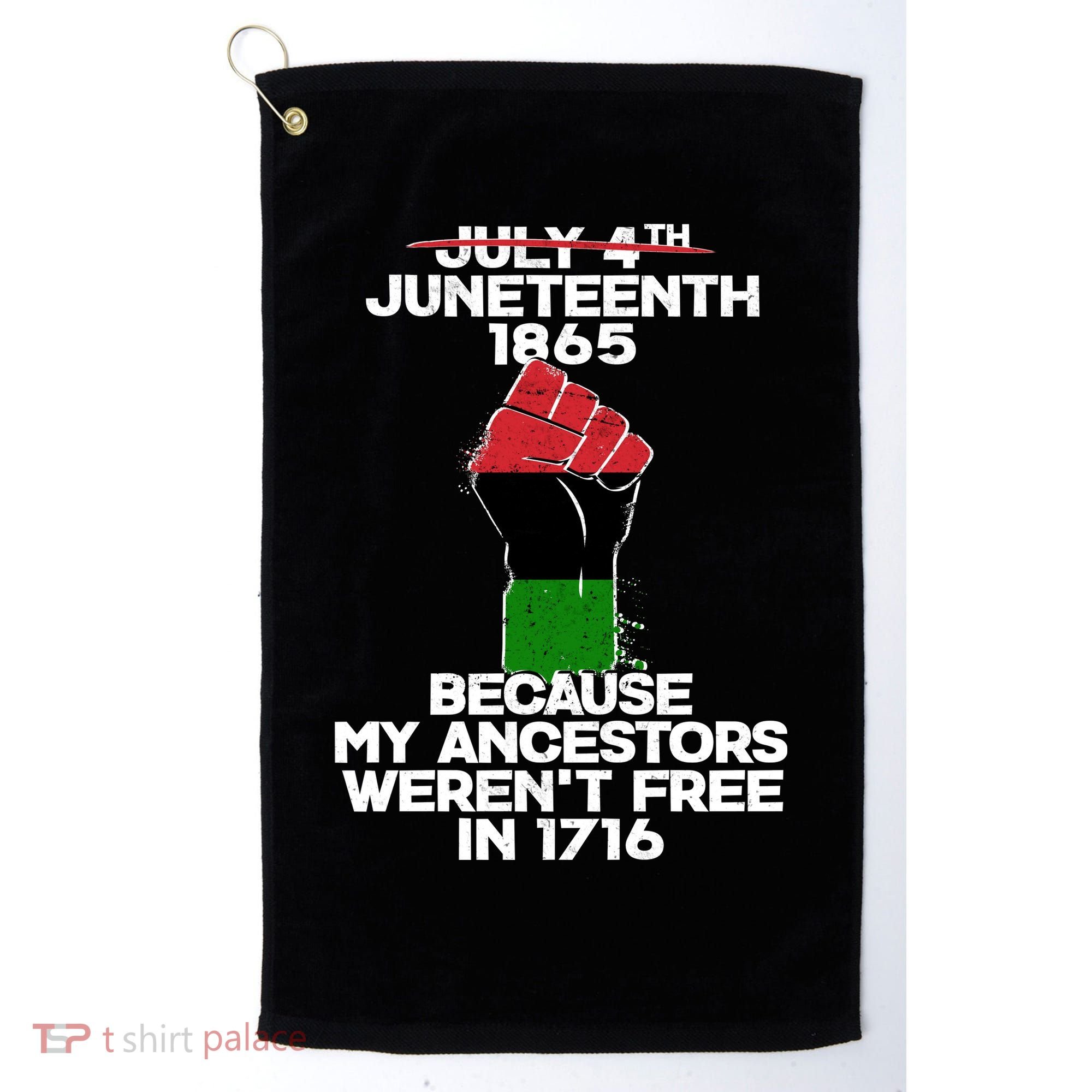 Juneteenth 1865 American African Freedom Day Golf Towel