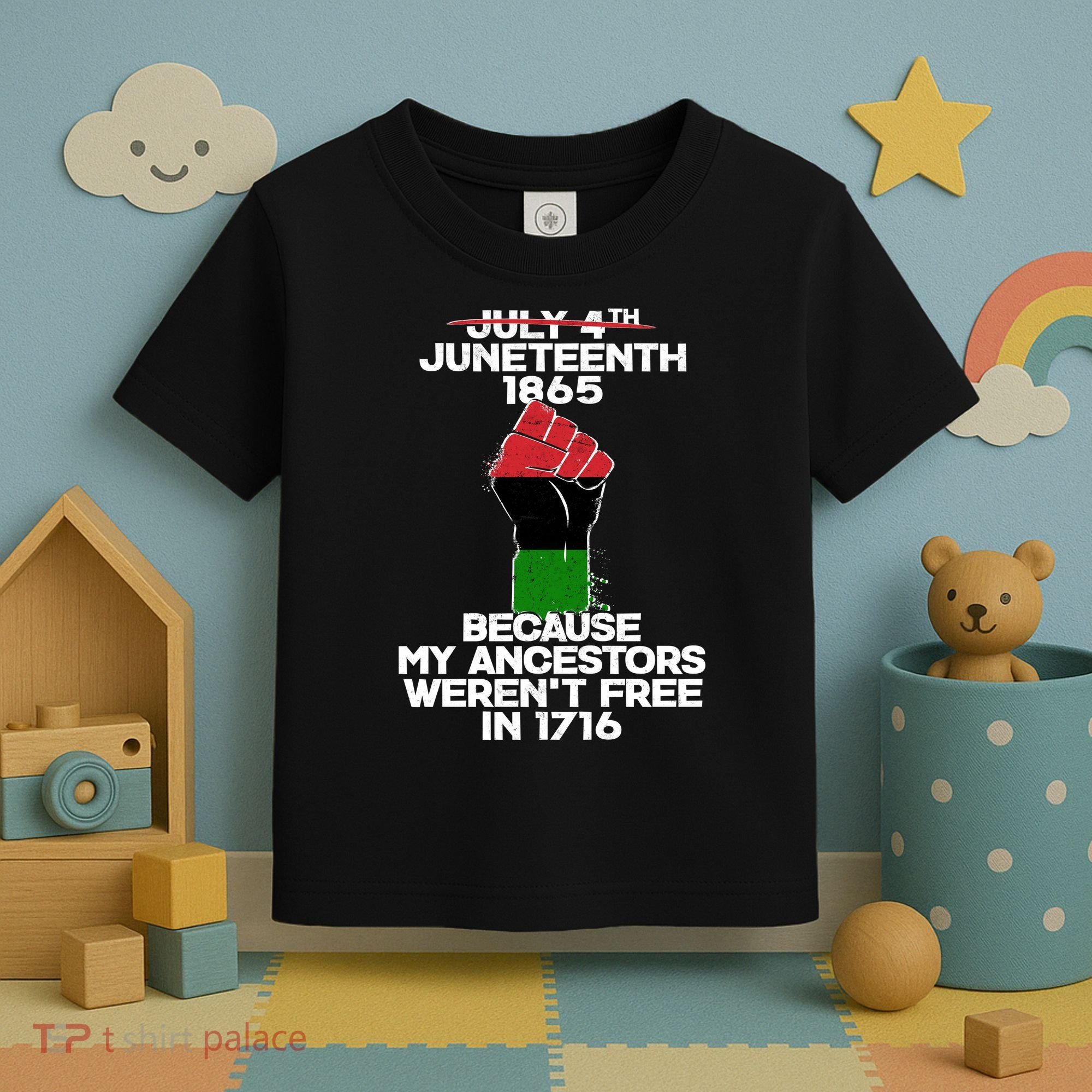 Juneteenth 1865 American African Freedom Day Toddler T-Shirt