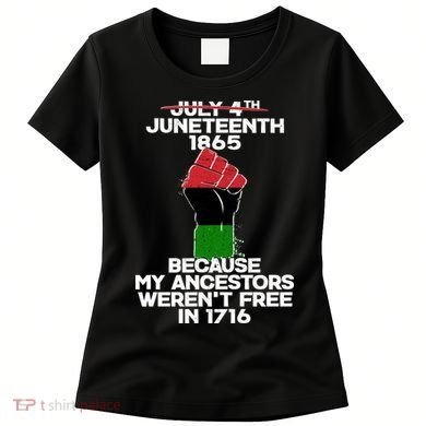 Juneteenth 1865 American African Freedom Day Women's T-Shirt