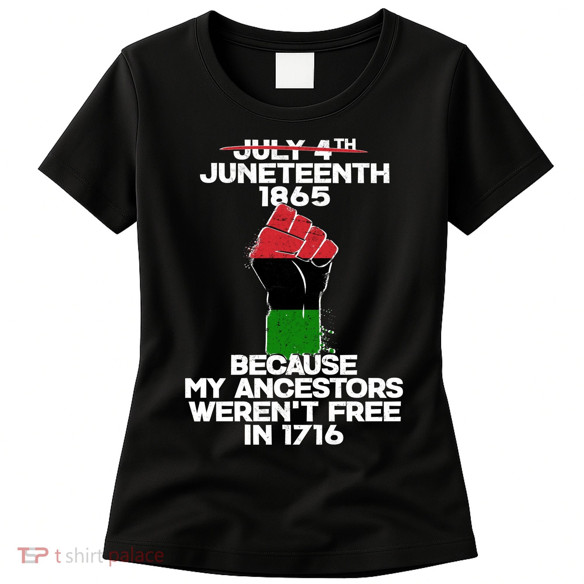 Juneteenth 1865 American African Freedom Day Women's T-Shirt