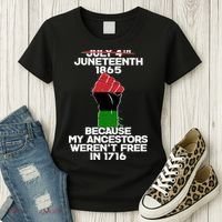 Juneteenth 1865 American African Freedom Day Women's T-Shirt thumb 3