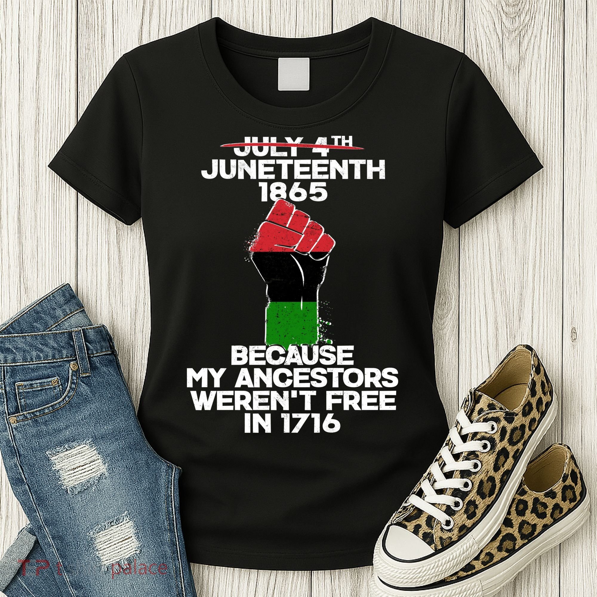 Juneteenth 1865 American African Freedom Day Women's T-Shirt