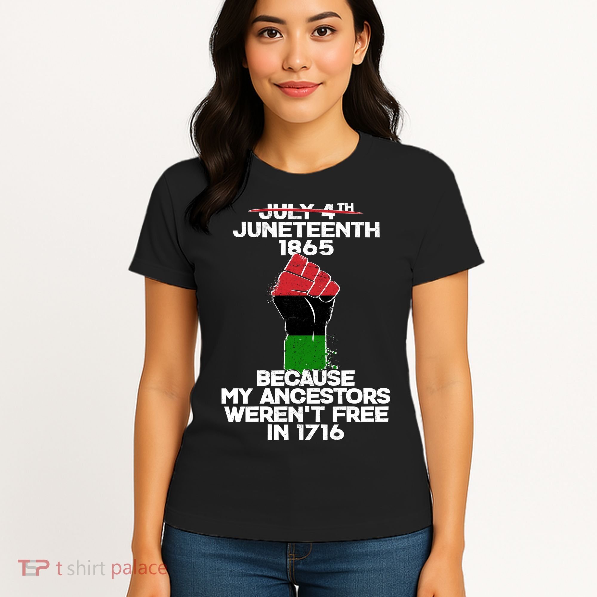 Juneteenth 1865 American African Freedom Day Women's T-Shirt