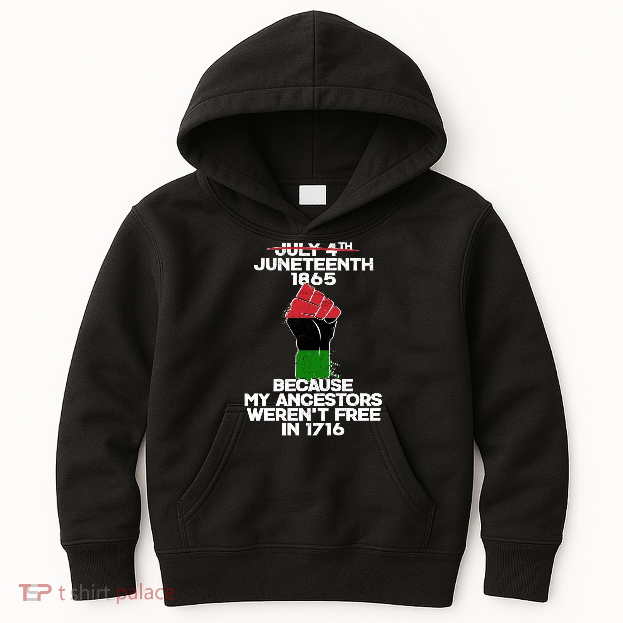 Juneteenth 1865 American African Freedom Day Kids Hoodie