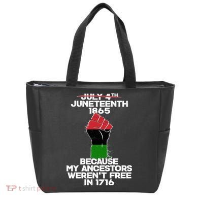 Juneteenth 1865 American African Freedom Day Tote Bag