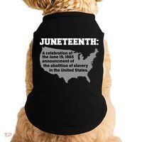 Juneteenth 1865 Celebrates Black African American Doggie Tank thumb 0