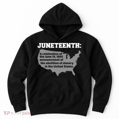 Juneteenth 1865 Celebrates Black African American Hoodie