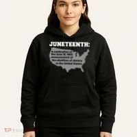 Juneteenth 1865 Celebrates Black African American Hoodie thumb 5
