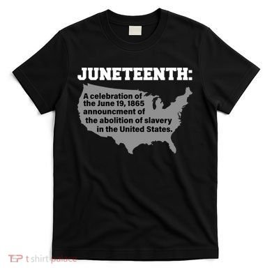 Juneteenth 1865 Celebrates Black African American T-Shirt