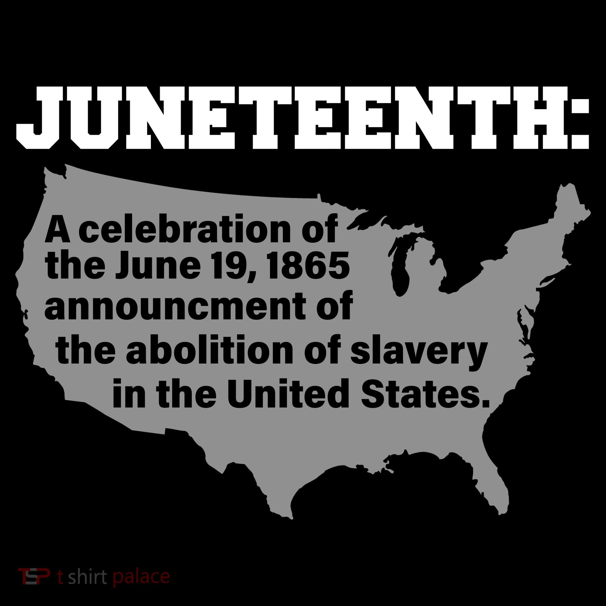 Juneteenth 1865 Celebrates Black African American T-Shirt