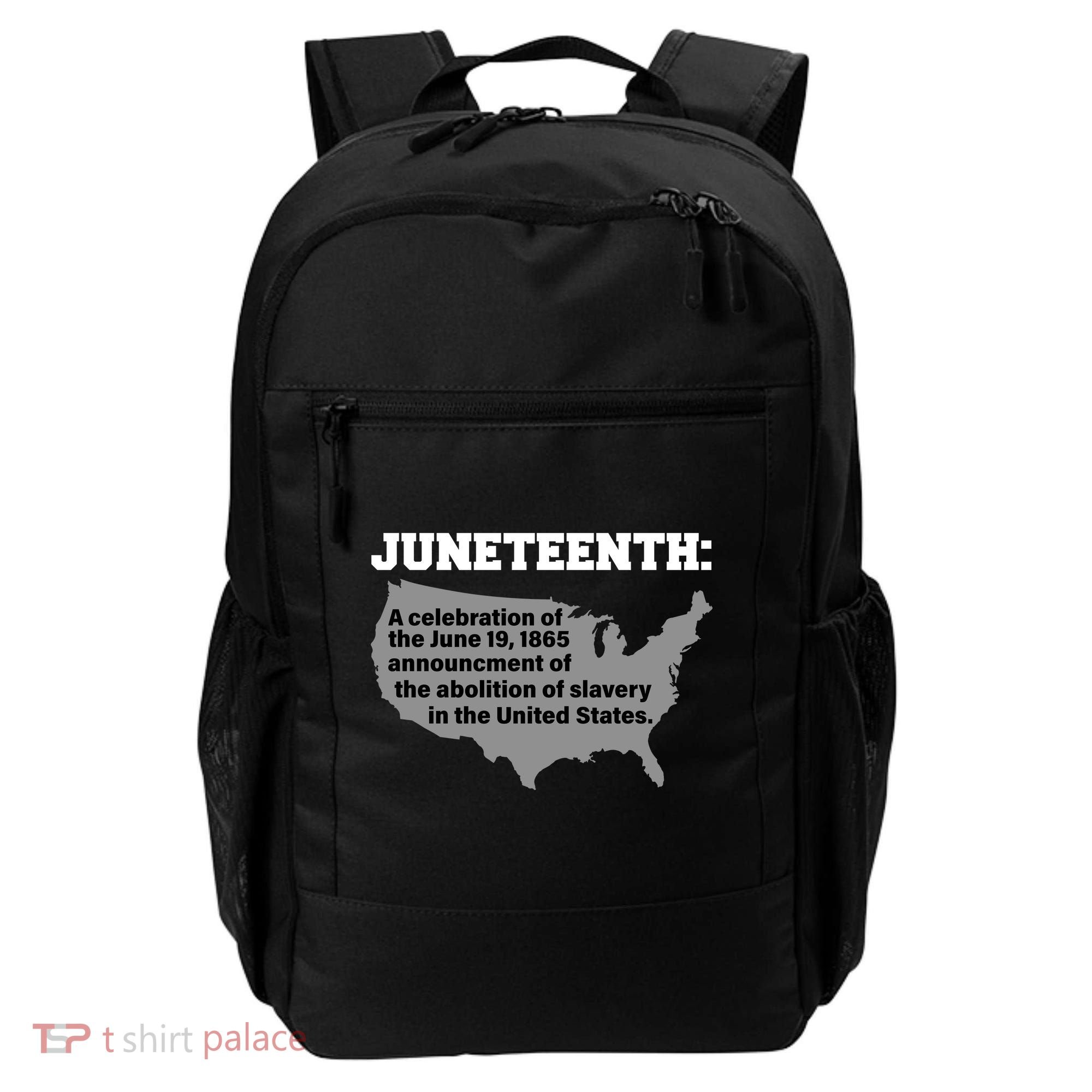 Juneteenth 1865 Celebrates Black African American Backpack