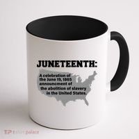 Juneteenth 1865 Celebrates Black African American Coffee Mug thumb 1