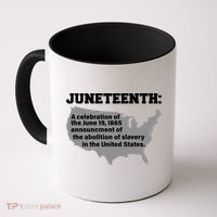 Juneteenth 1865 Celebrates Black African American Coffee Mug thumb 0