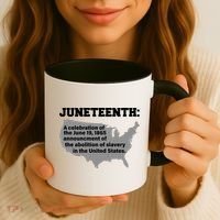 Juneteenth 1865 Celebrates Black African American Coffee Mug thumb 3