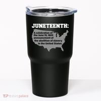 Juneteenth 1865 Celebrates Black African American Tumbler thumb 0