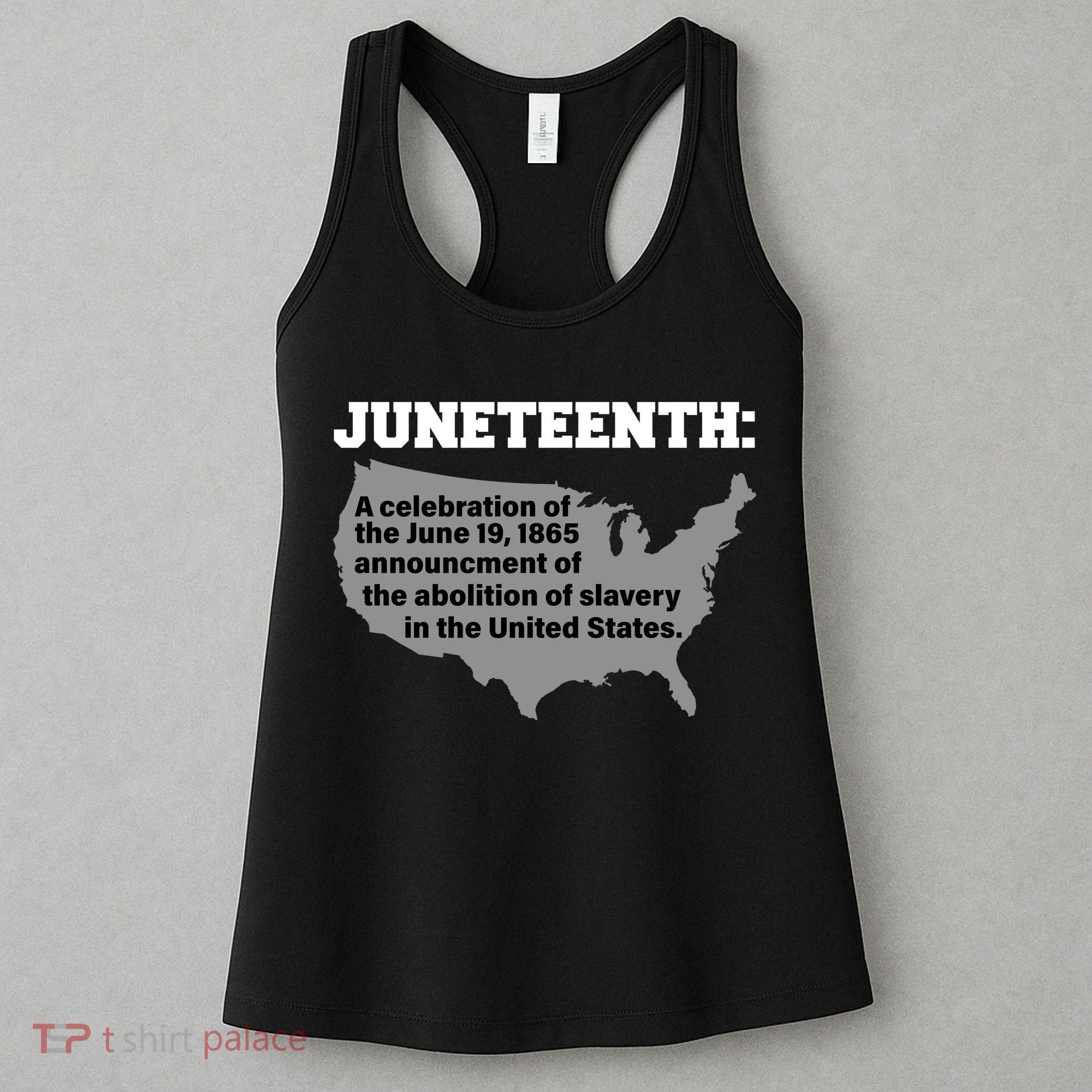 Juneteenth 1865 Celebrates Black African American Women's Tank Top