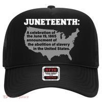 Juneteenth 1865 Celebrates Black African American Hat thumb 0