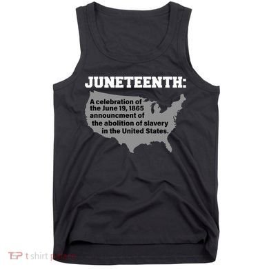 Juneteenth 1865 Celebrates Black African American Tank Top