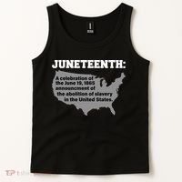 Juneteenth 1865 Celebrates Black African American Tank Top thumb 2
